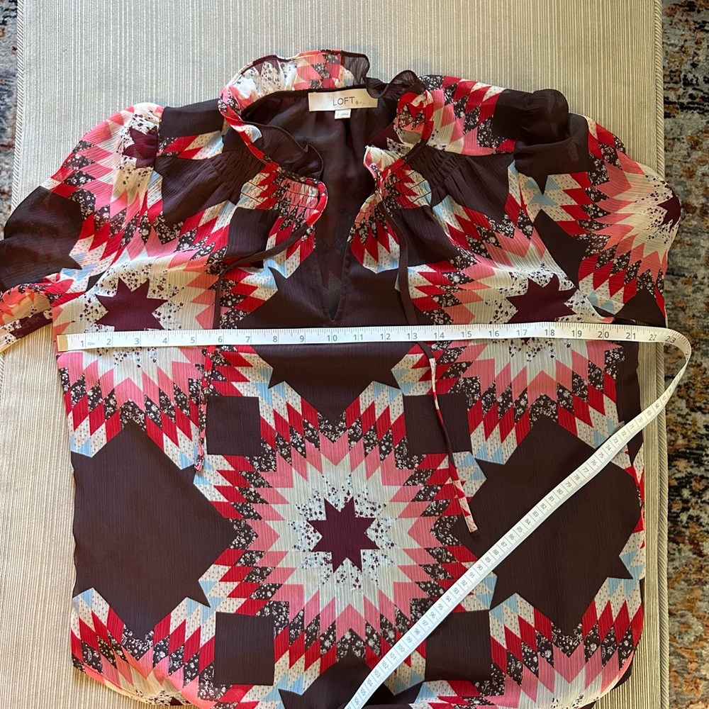 Loft Patchwork Blouse - Picture 5 of 7